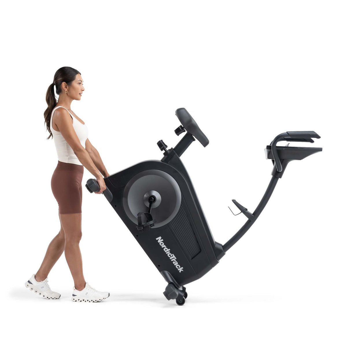 NordicTrack G LE Exercise Bike – Compact Upright Bike for Home Workouts