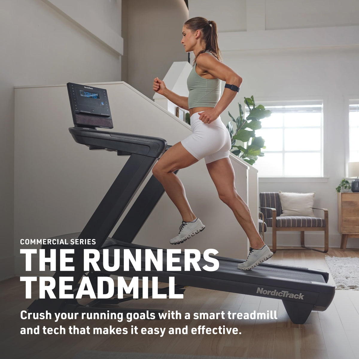 NordicTrack Commercial LE - Foldable Home Running Treadmill