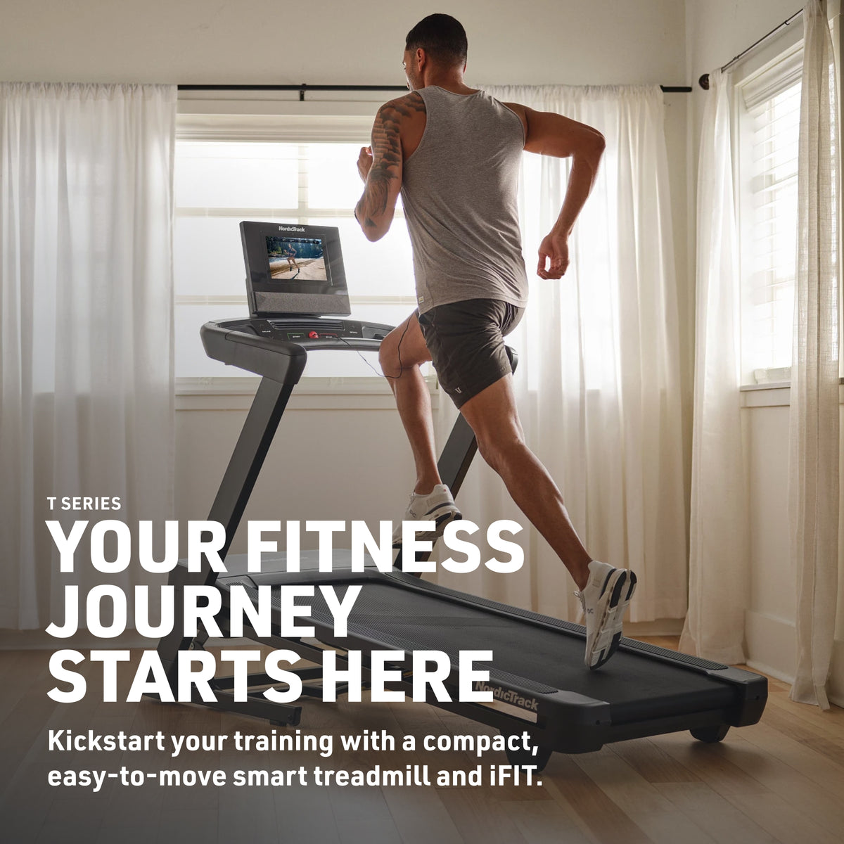 NordicTrack T Series 10 - Foldable Home Running Treadmill