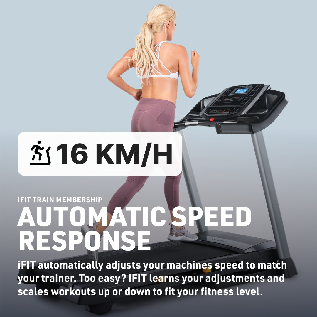 NordicTrack T Series 6.5 S Treadmill - Compact Foldable Home Cardio Treadmill