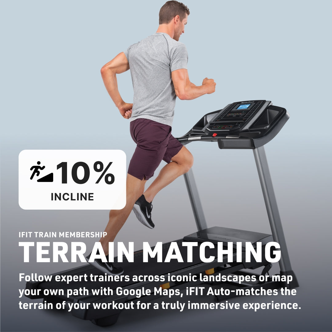 NordicTrack T Series 6.5 S Treadmill - Compact Foldable Home Cardio Treadmill