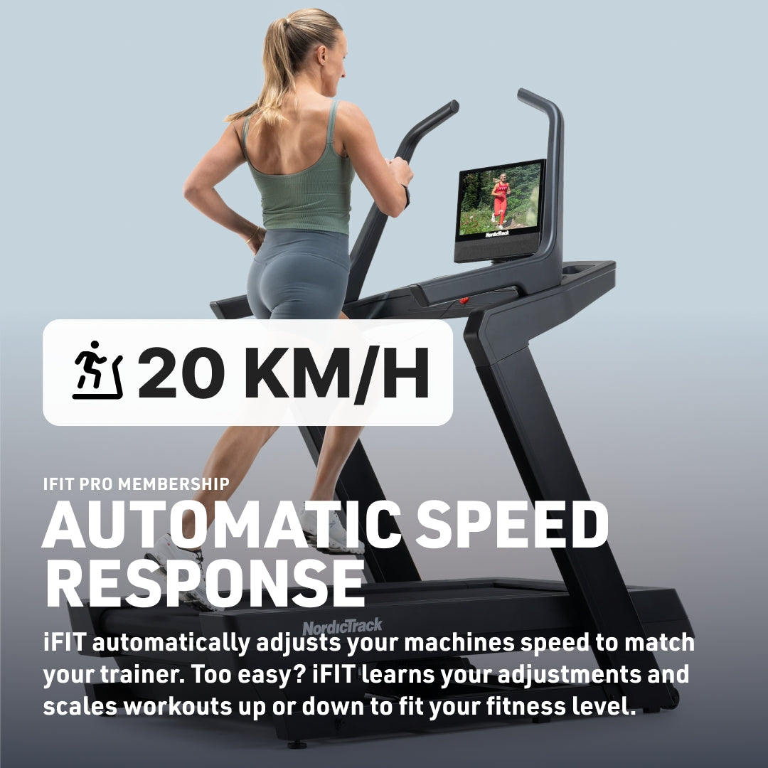 NordicTrack Elite X16i Treadmill - 40% Incline Trainer with 16" HD Touchscreen