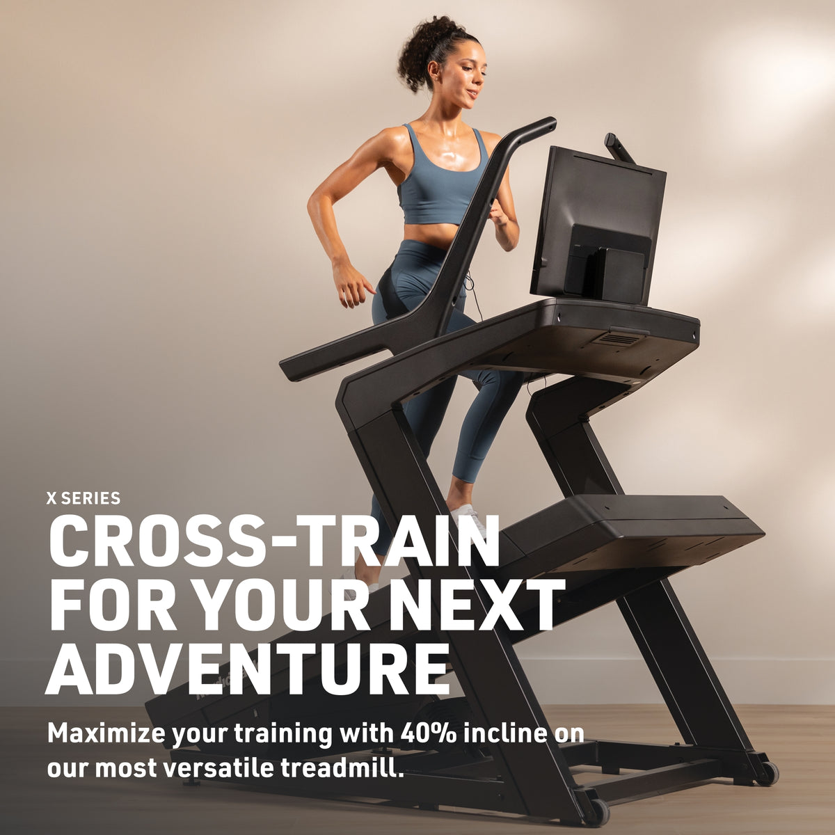 NordicTrack Elite X24i Smart Incline Treadmill - 40% Incline with 24-Inch HD Touchscreen
