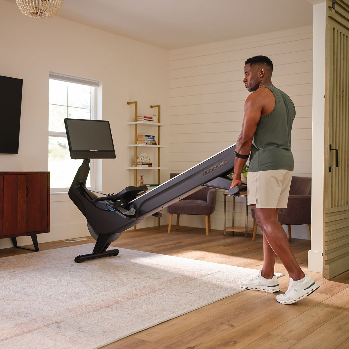 NordicTrack RW900 Rower - Home Rowing Machine with 24" Pivoting HD Touchscreen