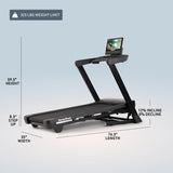Nordictrack T Series 16 Treadmill, with 16-Inch HD Touchscreen and Smart Incline