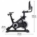 NordicTrack X24 Indoor Cycling Bike - Home Studio Bike with 24" HD Touchscreen
