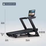 NordicTrack Commercial 2450 Treadmill - Foldable Running Machine With 24" Touchscreen