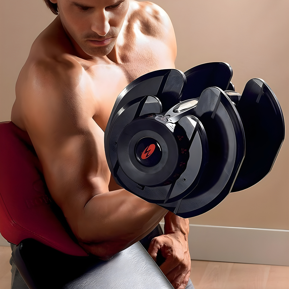 Replaces Up to 34 Dumbbells