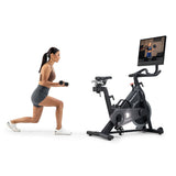 NordicTrack S24 Spinning Bike - Home Studio Bike with 24" Pivoting Touchscreen