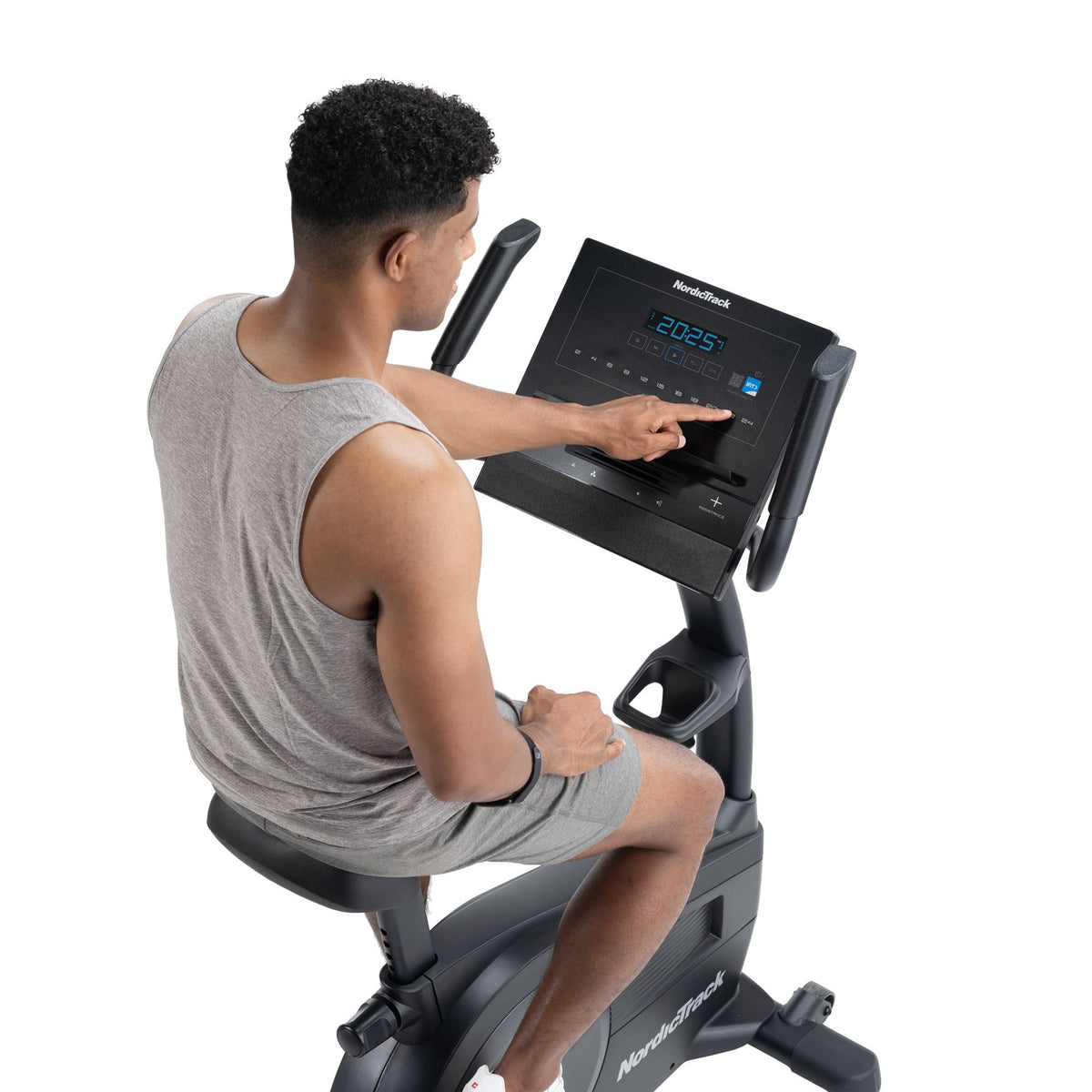NordicTrack G LE Exercise Bike – Compact Upright Bike for Home Workouts