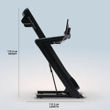 NordicTrack Commercial 1750 - Foldable Home Running Treadmill with 16" Pivoting Touchscreen