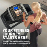 NordicTrack T Series 6.5 S Treadmill - Compact Foldable Home Cardio Treadmill