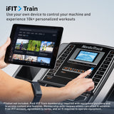 NordicTrack T Series 6.5 S Treadmill - Compact Foldable Home Cardio Treadmill