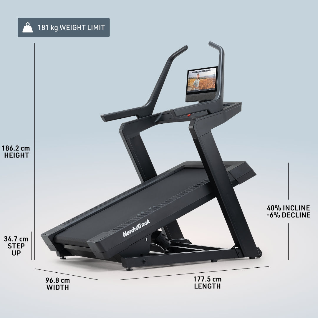 NordicTrack Elite X16i Treadmill - 40% Incline Trainer with 16" HD Touchscreen