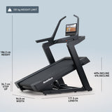 NordicTrack Elite X16i Treadmill - 40% Incline Trainer with 16" HD Touchscreen