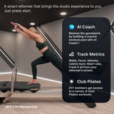 NordicTrack Ultra 1 Pilates Reformer with 24-Inch HD Touchscreen & Push-Button Resistance